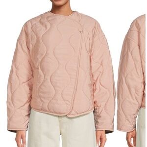 ALC Emory Quilted Faux Fur Jacket Small